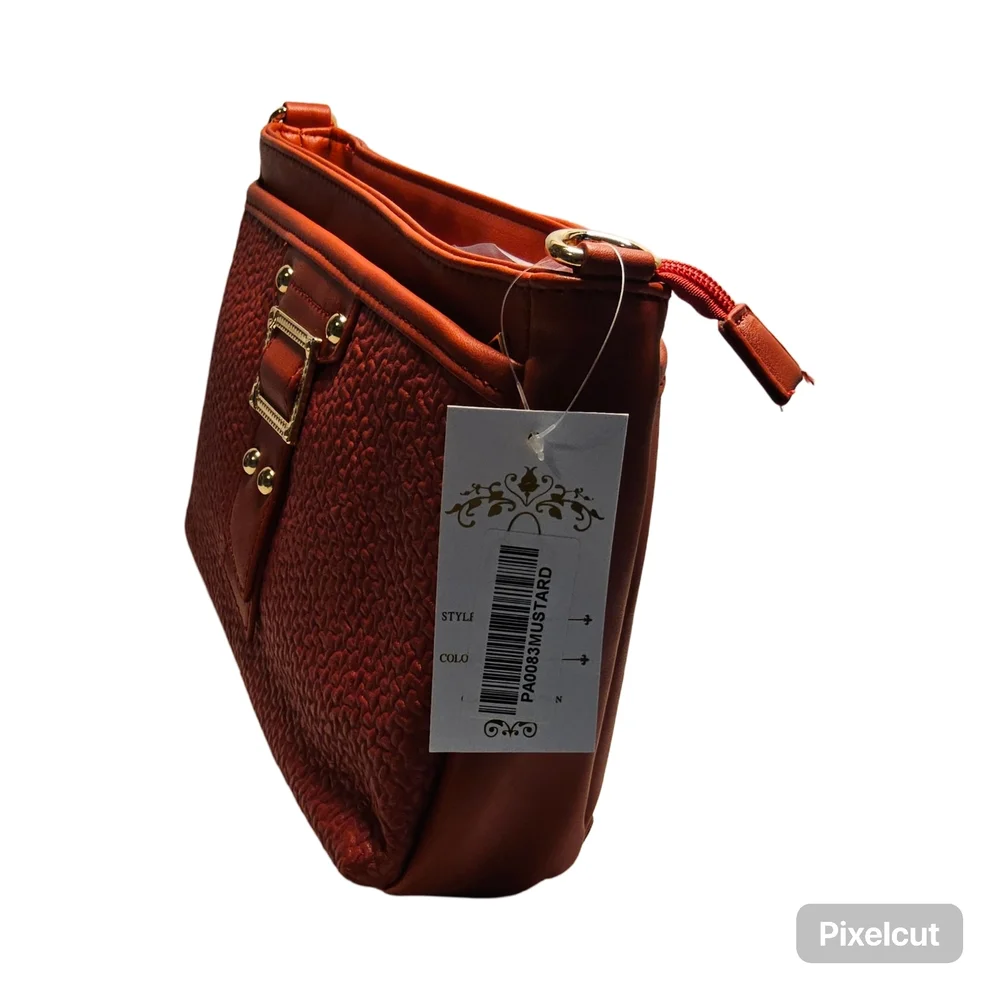 NWOT Red Crossbody Bag by Alfa Bags - Picture 3 of 9